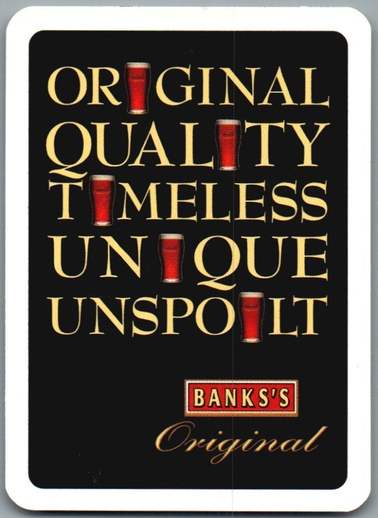 speelkaart - LK16303 - Banks's original quality, Verzamelen, Ophalen of Verzenden, Zo goed als nieuw, Speelkaart(en)