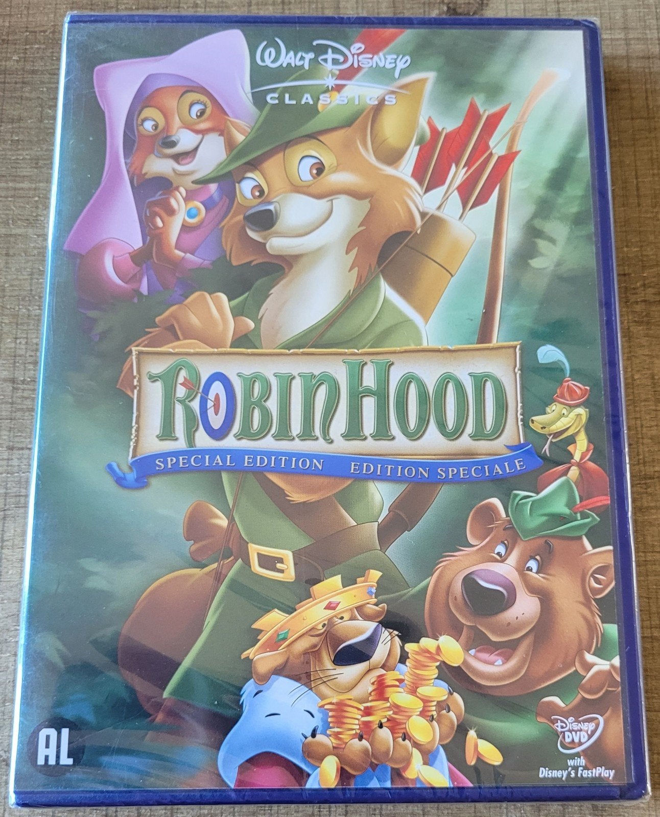 Robin Hood (Disney) (nieuw!), Cd's en Dvd's, Tekenfilm, Nederlands, Ophalen of Verzenden, Nederlands