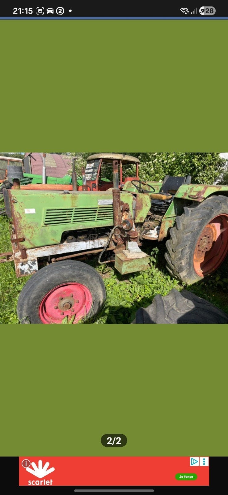 Zoek een gerenoveerde tractor, Zakelijke goederen