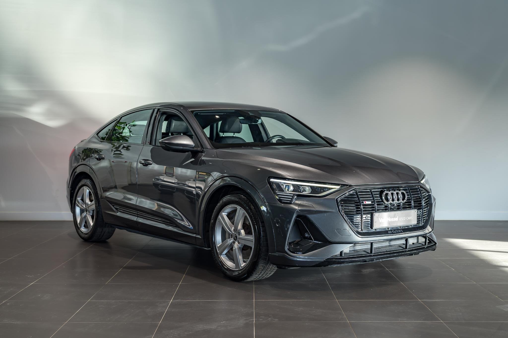 Audi E-Tron Sportback 55 Quattro S-Line | SOH 88,93% | 360°, Auto's, Stof, 95 kWh, 408 pk, SUV of Terreinwagen