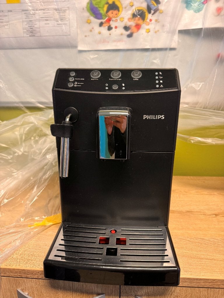 Koffiemachine Philips bonen type HD8827, Gebruikt, Koffiemachine, Koffiebonen, 4 tot 10 kopjes