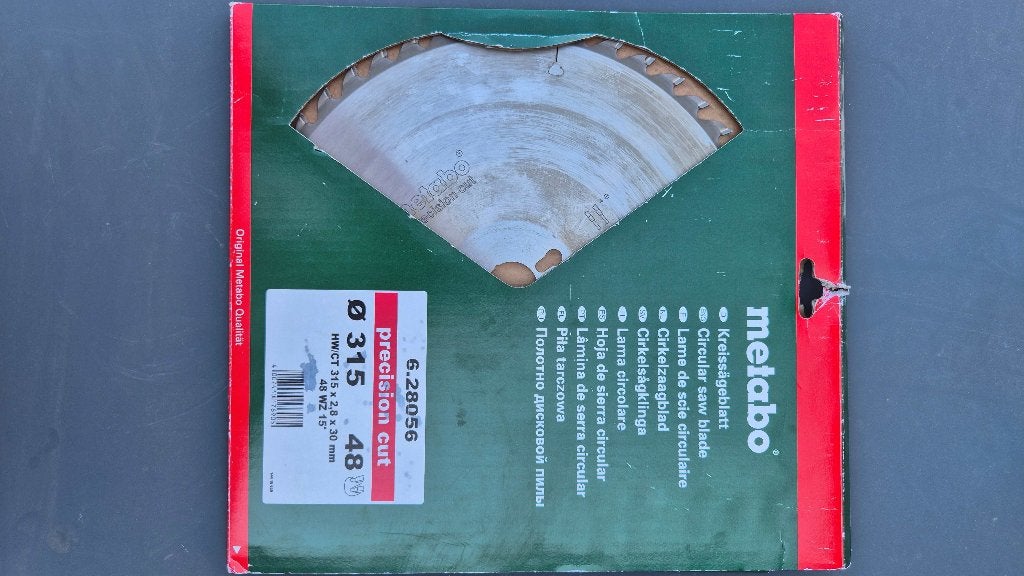 Zaagblad Metabo, Ophalen, Zo goed als nieuw