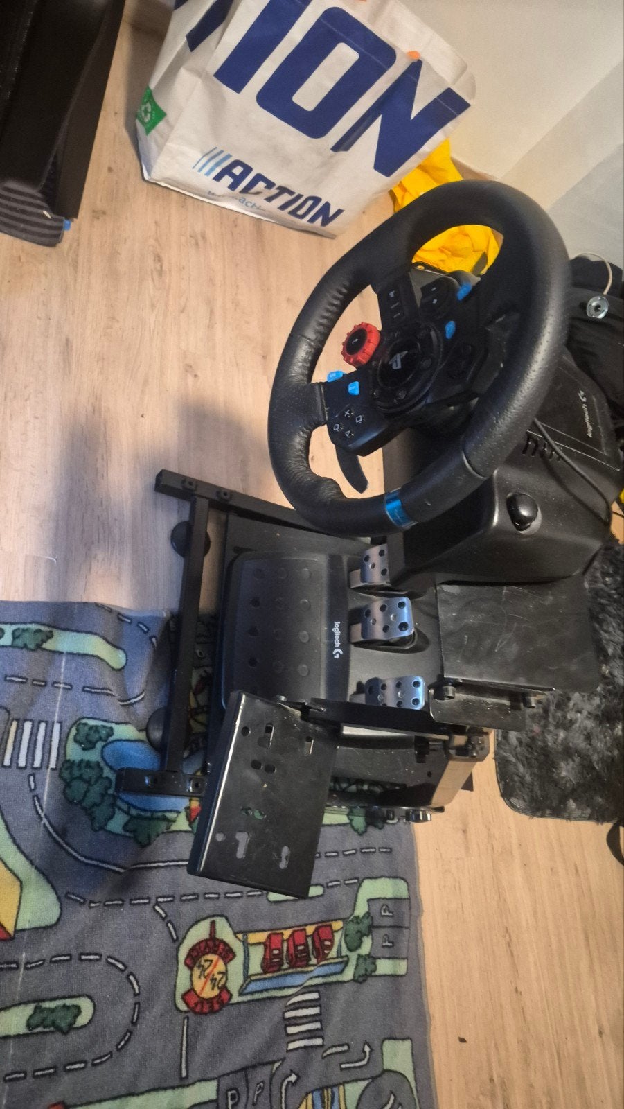 Logitech G29 stuur +stand, Games en Spelcomputers, Ophalen, Zo goed als nieuw