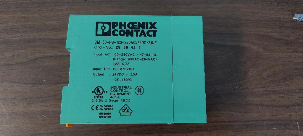 Alimentation à découpage primaire Phoenix Contact, Hobby en Vrije tijd, Elektronica-componenten, Ophalen, Gebruikt