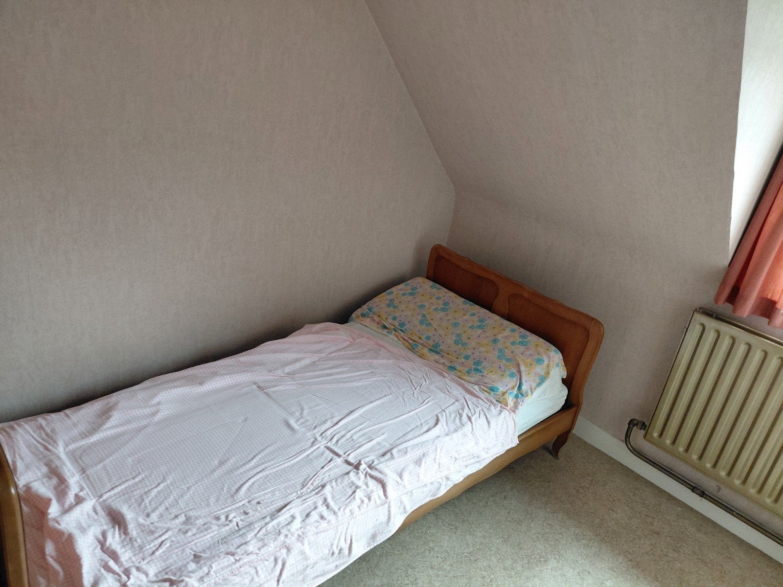 1 persoonsbed, Ophalen, Gebruikt, 90 cm, Eenpersoons