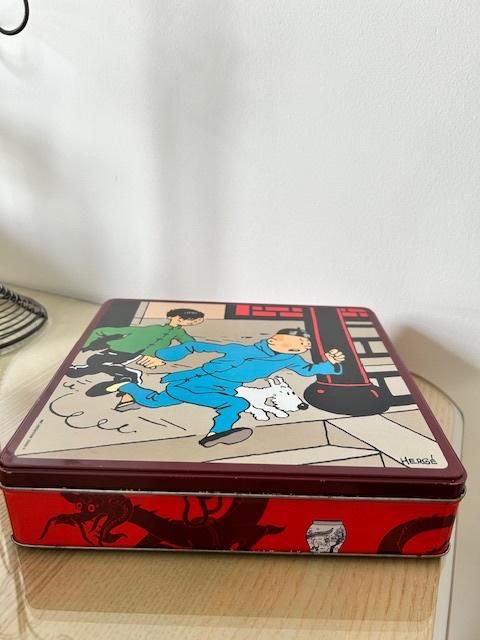 Kuifje blikken doos. Prima staat., Enlèvement, Utilisé, Biscuits, Autres marques