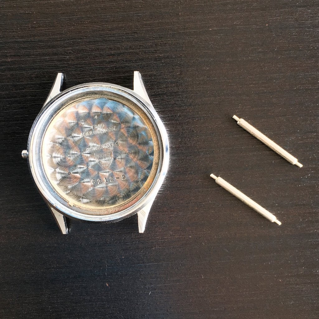 Vintage Tissot 6212-9 midcase + caseback + spring bars., Enlèvement