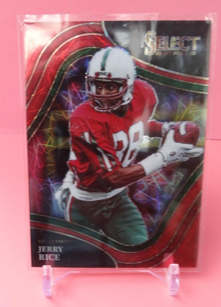 2022 Select Draft Picks #148 Jerry Rice - Red Lazer Prizm, Verzenden, Nieuw, Plaatje