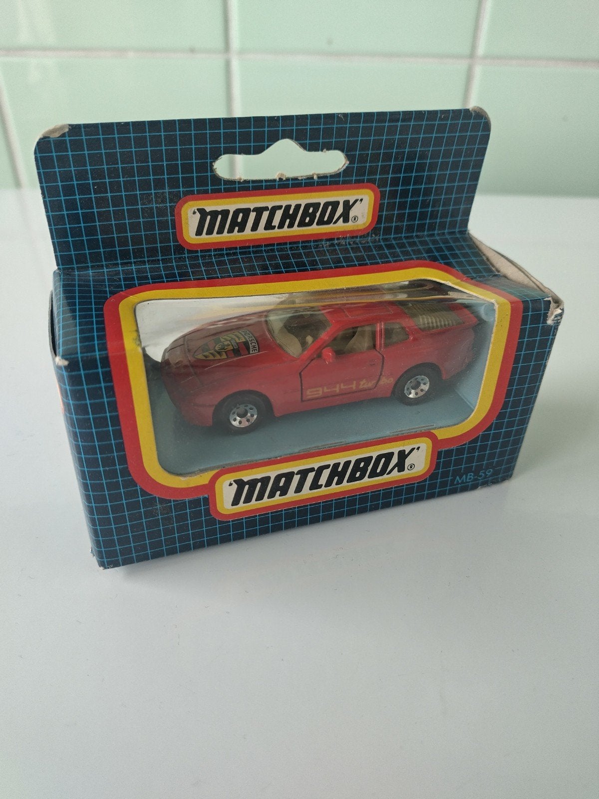 Vintage Matchbox Porsche 944 AFHALING LEES BESCHRIJVING, Ophalen, Nieuw, Auto, Matchbox