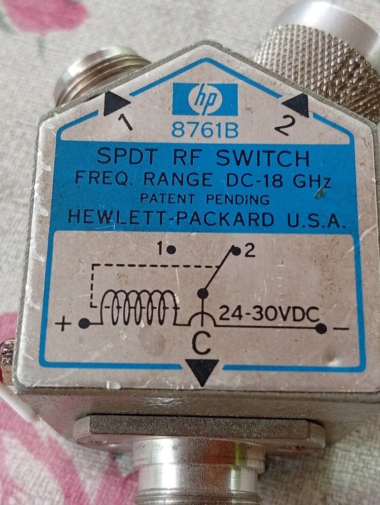 RX - TX  HP SPDT RF SWITCH DC-18 GHz, Ophalen of Verzenden, Gebruikt, Zender en Ontvanger