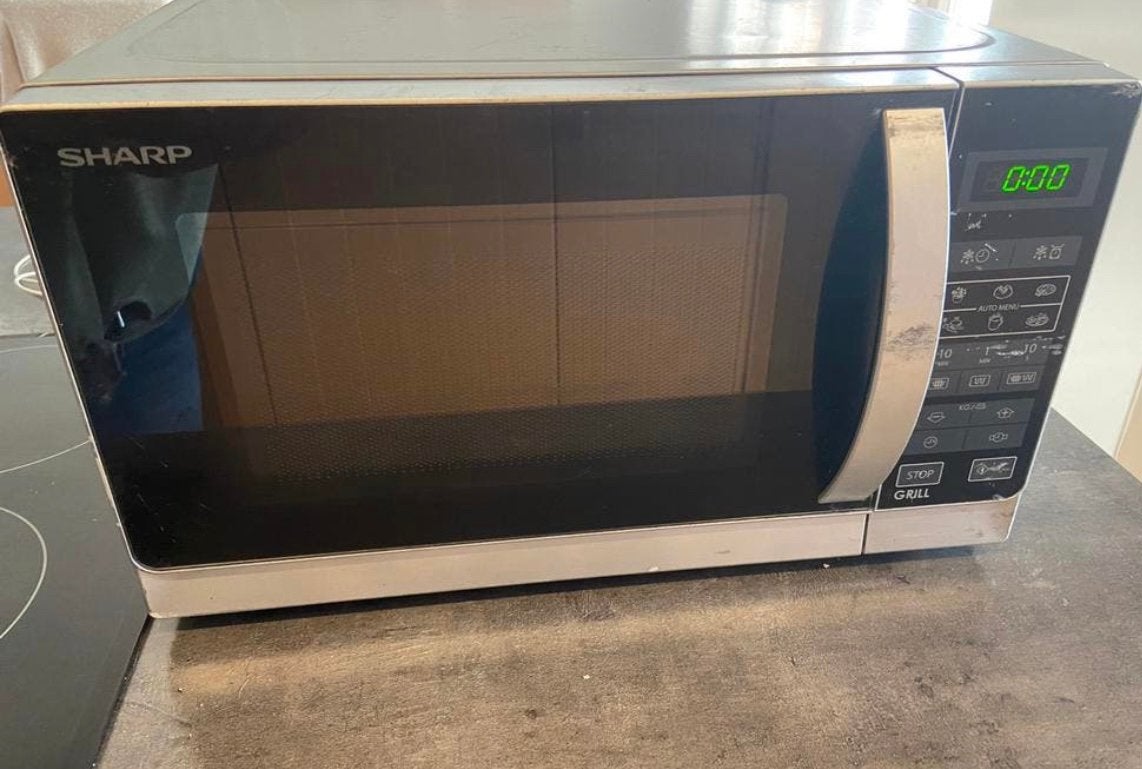 Sharp microgolfoven/grill, Elektronische apparatuur, Ophalen, Zo goed als nieuw, Grill, Microgolfoven