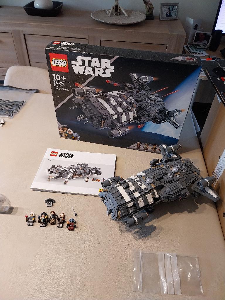 lego star wars 75374 The Onyx Cinder, Star Wars, Lego, Ophalen of Verzenden, Zo goed als nieuw