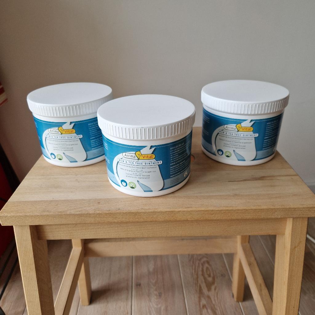 Tea Tree verzorgingscrème voor paarden 3 potjes, Ophalen of Verzenden, Nieuw