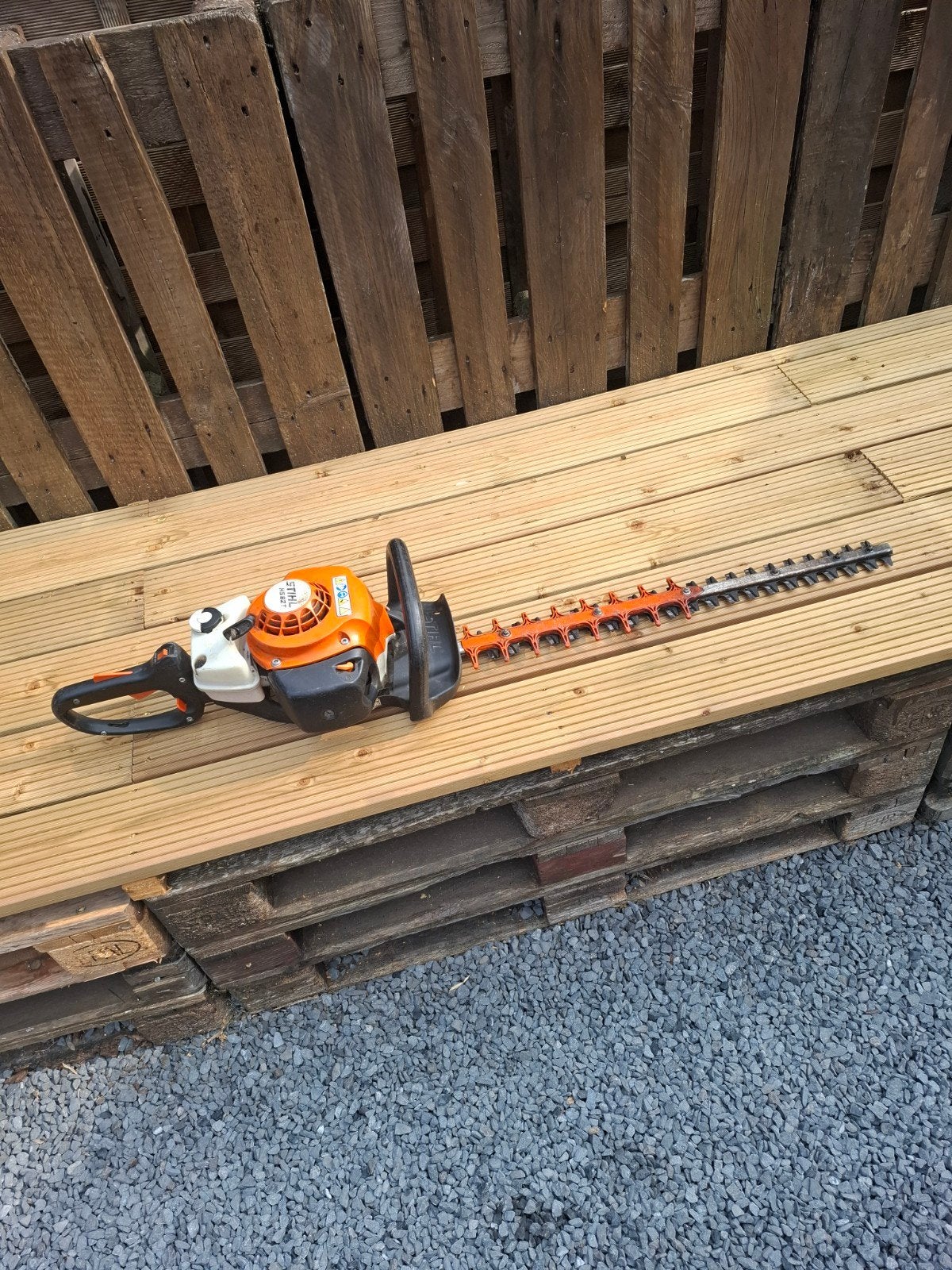 Stihl HS82T heggenschaar, Tuin en Terras, Ophalen, Gebruikt, Benzine, STIHL