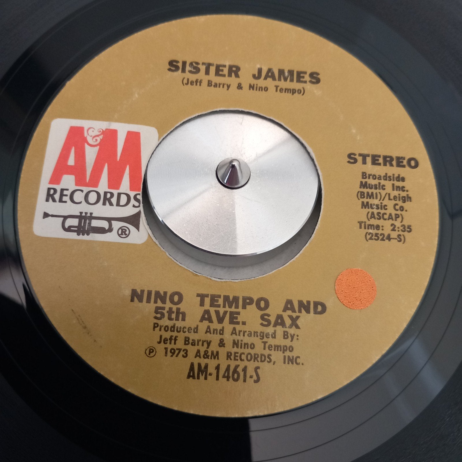 NINO TEMPO.  SISTER JAMES. 1973 USA POPCORN, Enlèvement ou Envoi