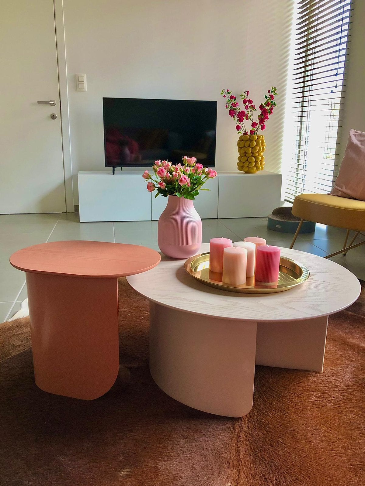 Salontafel + bijzettafel, Huis en Inrichting, Ophalen, Zo goed als nieuw