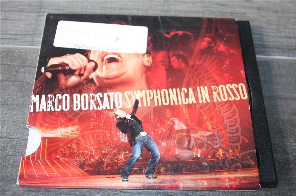 Marco Borsato – Symphonica in Rosso EP [Live CD, 2007], CD & DVD, Comme neuf, Chanson réaliste ou Smartlap, Comprend un livret