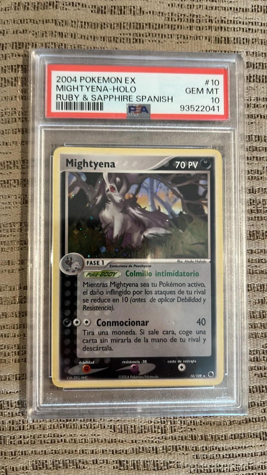 Mightyena PSA10, Ophalen of Verzenden
