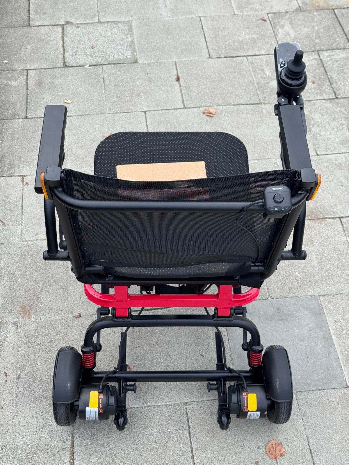 État Neuf léger FR16 — Fauteuil électrique Chaise roulante, Divers, Enlèvement ou Envoi, Pliant, Neuf, Fauteuil roulant électrique
