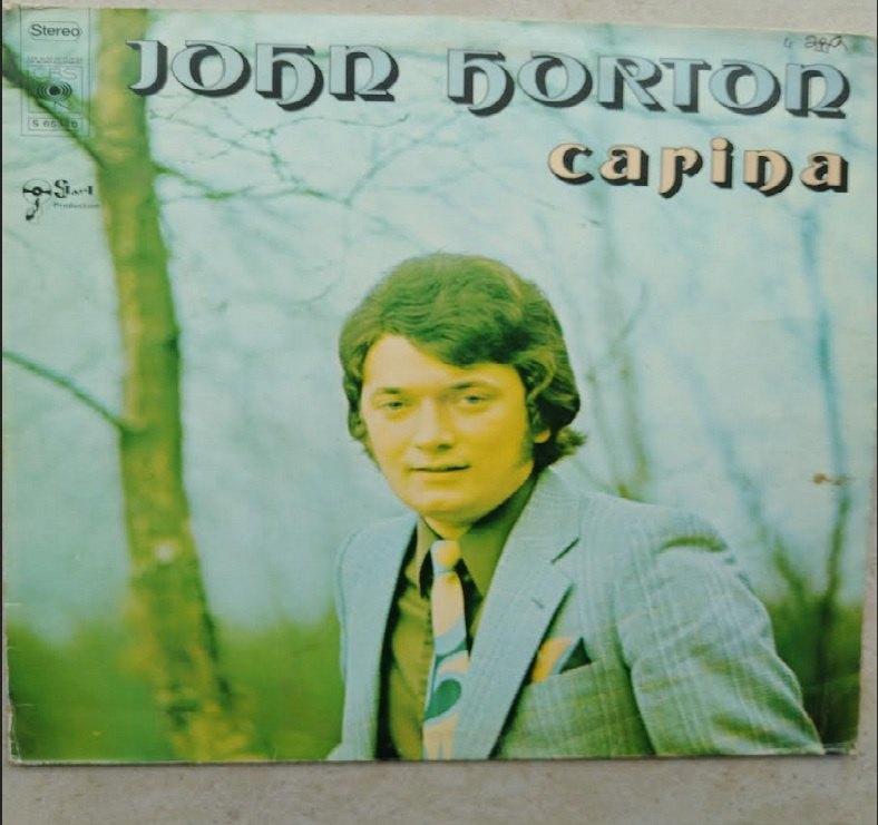JOHN HORTON: LP "Carina", Cd's en Dvd's, Vinyl | Nederlandstalig, Fotohoes, Ophalen of Verzenden, Gebruikt