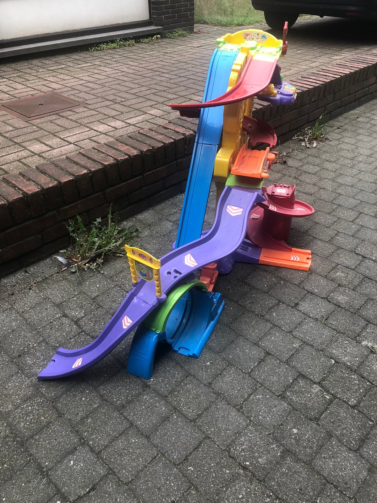 Toettoet auto garage, Kinderen en Baby's, Ophalen, Zo goed als nieuw
