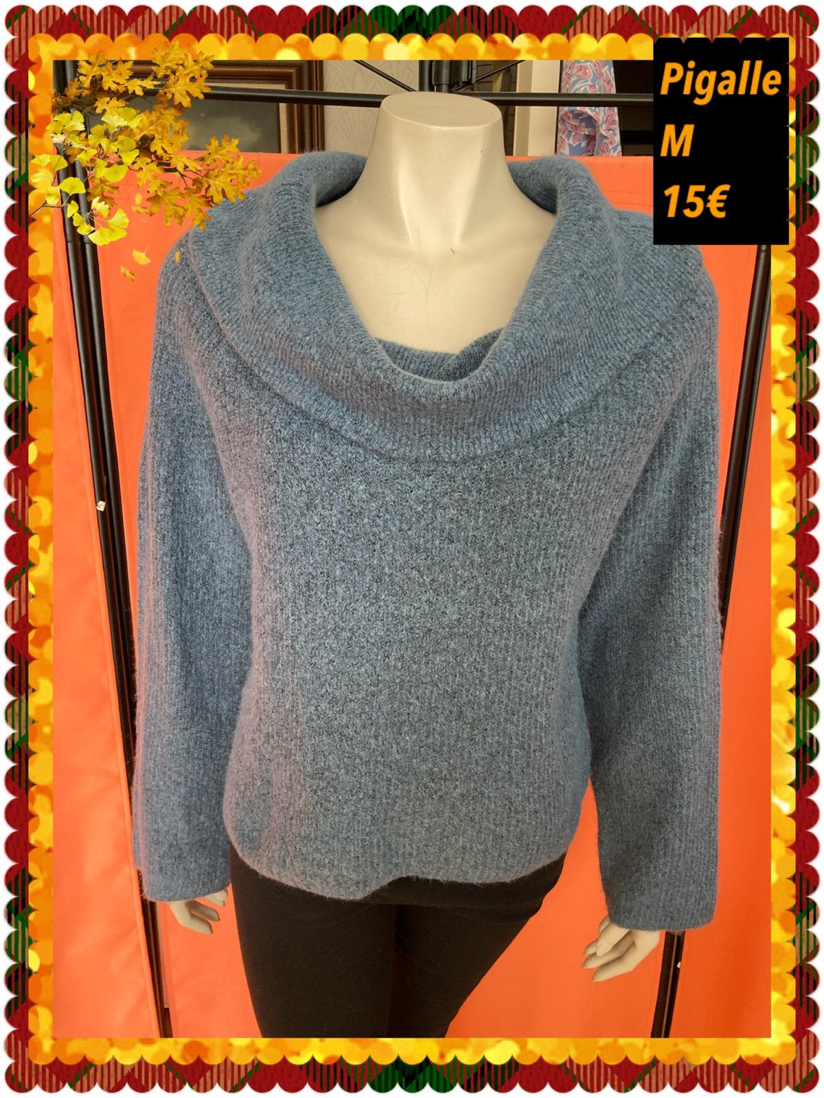 Trui dames M. Pigalle, Kleding | Dames, Truien en Vesten, Ophalen of Verzenden, Zo goed als nieuw, Maat 38/40 (M), Blauw