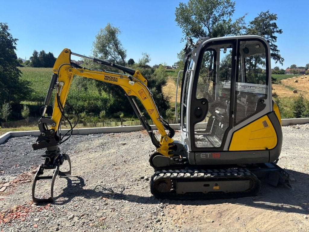 Wacker Neuson ET18 minigraafmachine uit 2024, Zakelijke goederen, Ophalen, Kraan