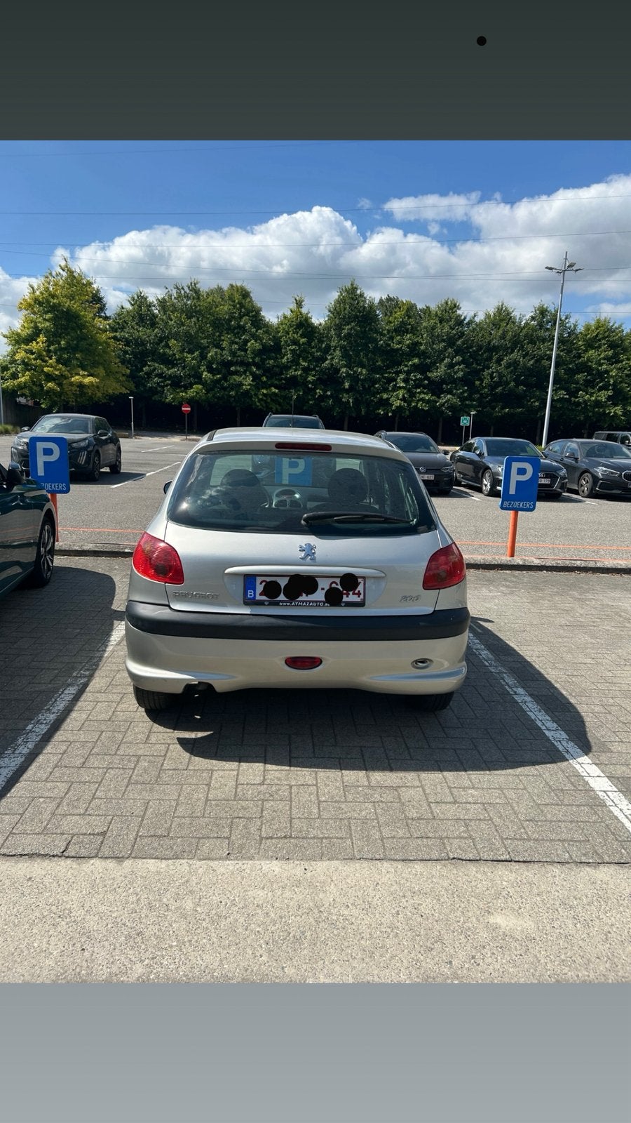Peugeot 206 1.4 Trendy II zilver in perfecte staat, Auto diversen, Auto-accessoires, Ophalen, Zo goed als nieuw
