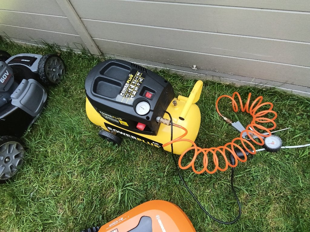 Compressor, Doe-het-zelf en Bouw, Compressors, Ophalen, Gebruikt, 6 tot 10 bar, Mobiel