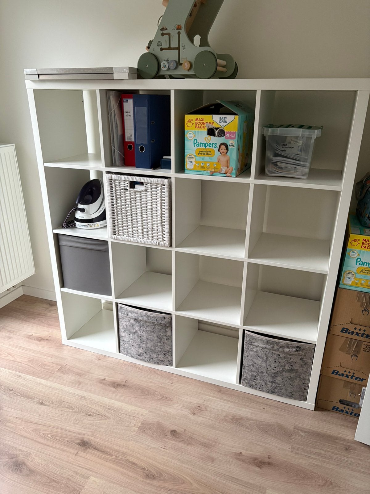 IKEA KALLAX, open kast 16 vakken, Huis en Inrichting, Kasten | Boekenkasten, Ophalen, Met plank(en), 100 tot 150 cm, 100 tot 150 cm