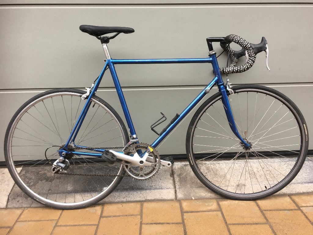 Retro koersfiets (56) Shimano, Autres marques, 10 à 15 vitesses, Frein sur jante, Enlèvement