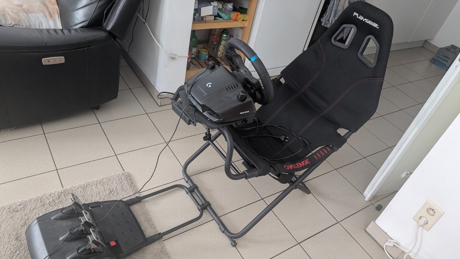 Logitech g923 met shifter + playseat challenge, Games en Spelcomputers, Spelcomputers | Sony Consoles | Accessoires, Ophalen of Verzenden