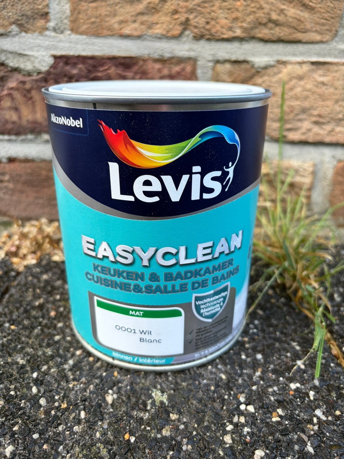Peinture easyclean blanc mat Levis cuisine salle de bain, Bricolage & Construction, Neuf, Moins de 5 litres, Enlèvement, Peinture