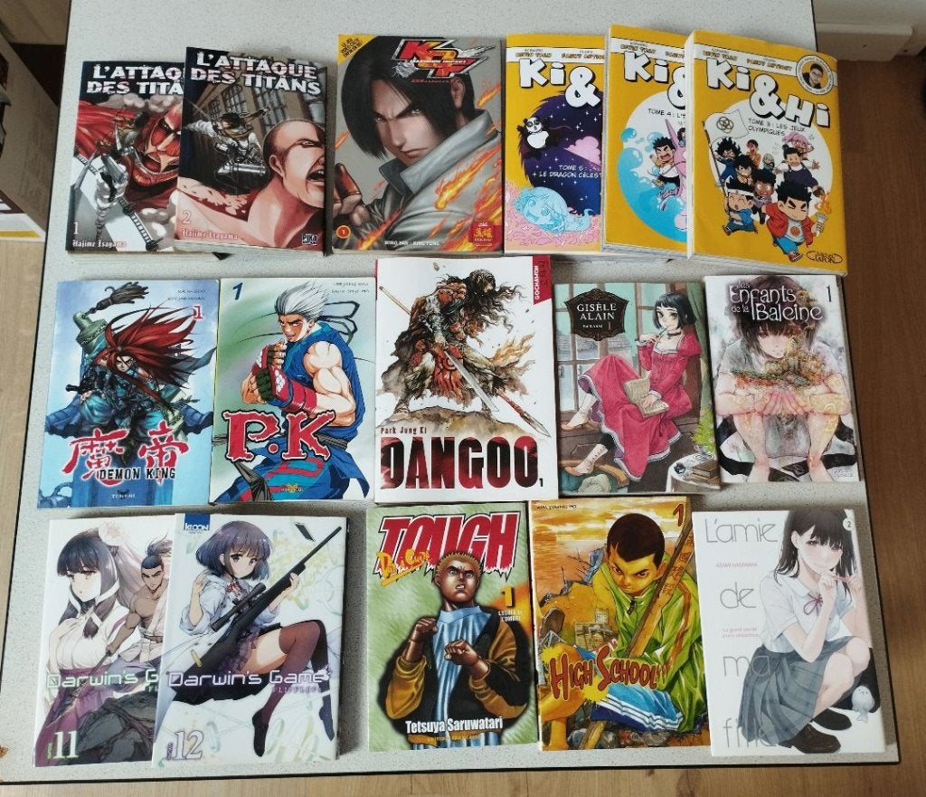 Mangas divers, Boeken, Meerdere stripboeken, Ophalen of Verzenden, Zo goed als nieuw