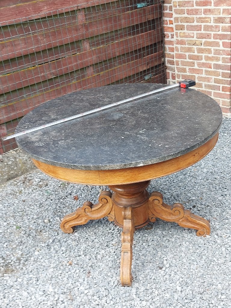 eettafel, Huis en Inrichting, Gebruikt, 50 tot 100 cm, Vier personen, Antiek