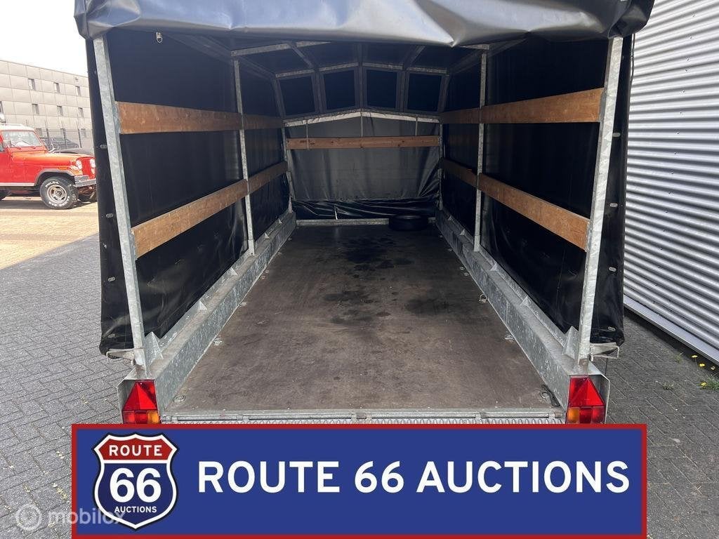 Hapert H 3000 platform trailer | 2006 | Route 66 Auctions, Auto's, Overige Auto's, Gebruikt, Zwart, Bedrijf, Handgeschakeld