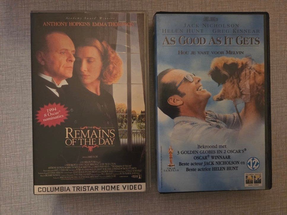 2 x VHS, Nederlands ondertiteld, Engels, Ophalen of Verzenden, Zo goed als nieuw