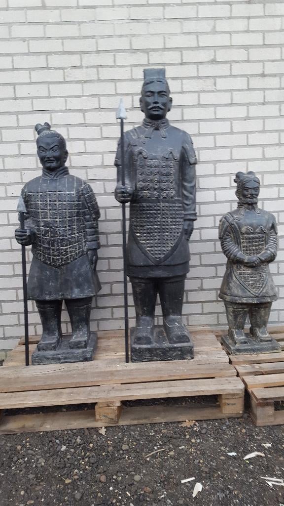tuinbeelden ( NIEUW ) Chinese krijgers, Ophalen, Nieuw