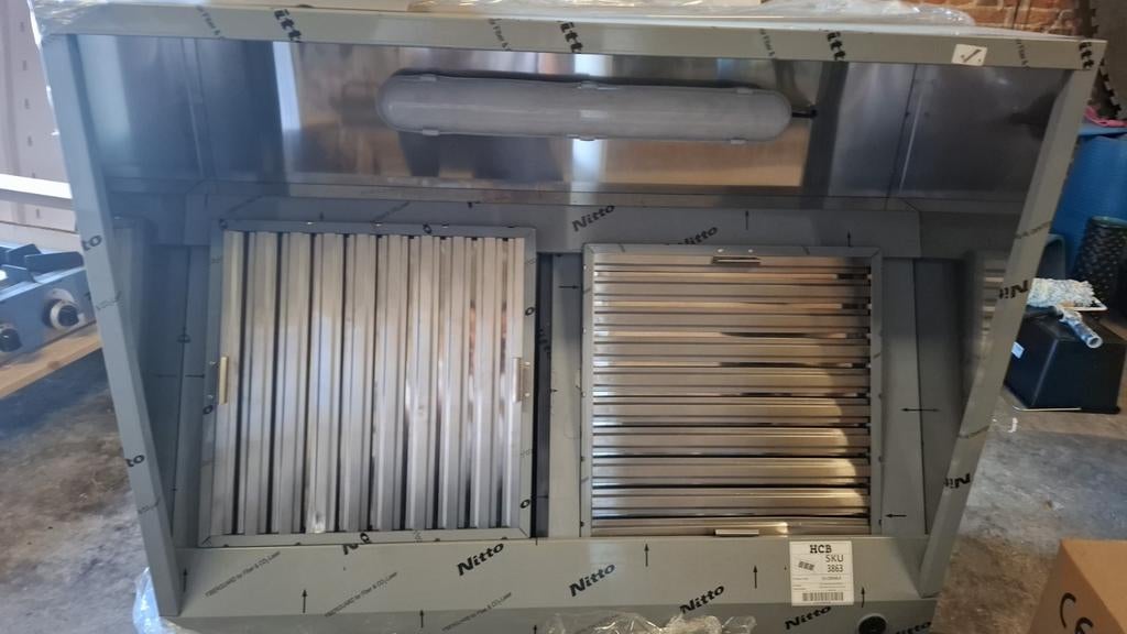 Hotte neuve sans moteur 120cm!!, Articles professionnels, Enlèvement, Neuf, dans son emballage