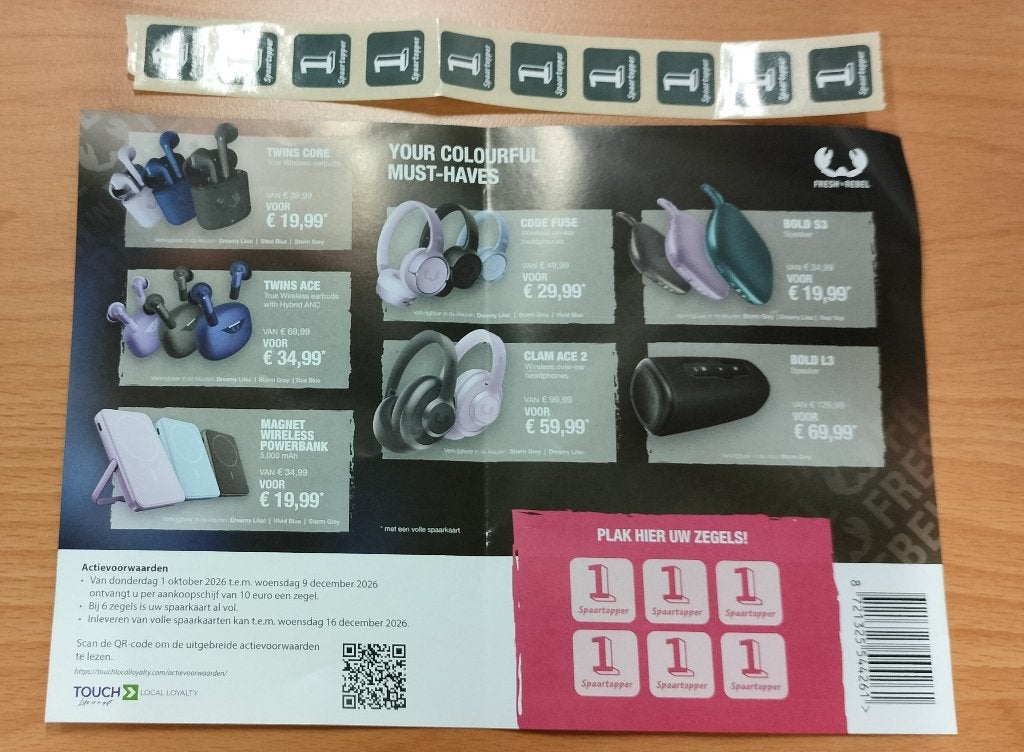 10 zegels stickers Delhaize Fresh Rebel Touch, Collections, Enlèvement ou Envoi