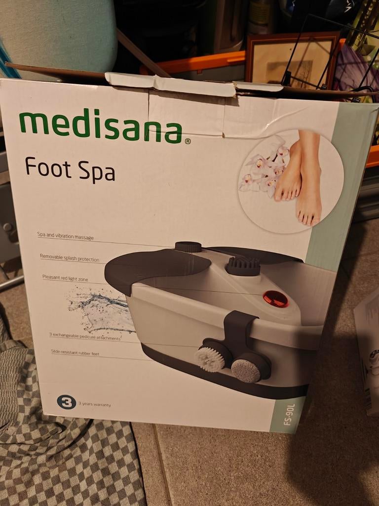 Voet massagebad, Enlèvement
