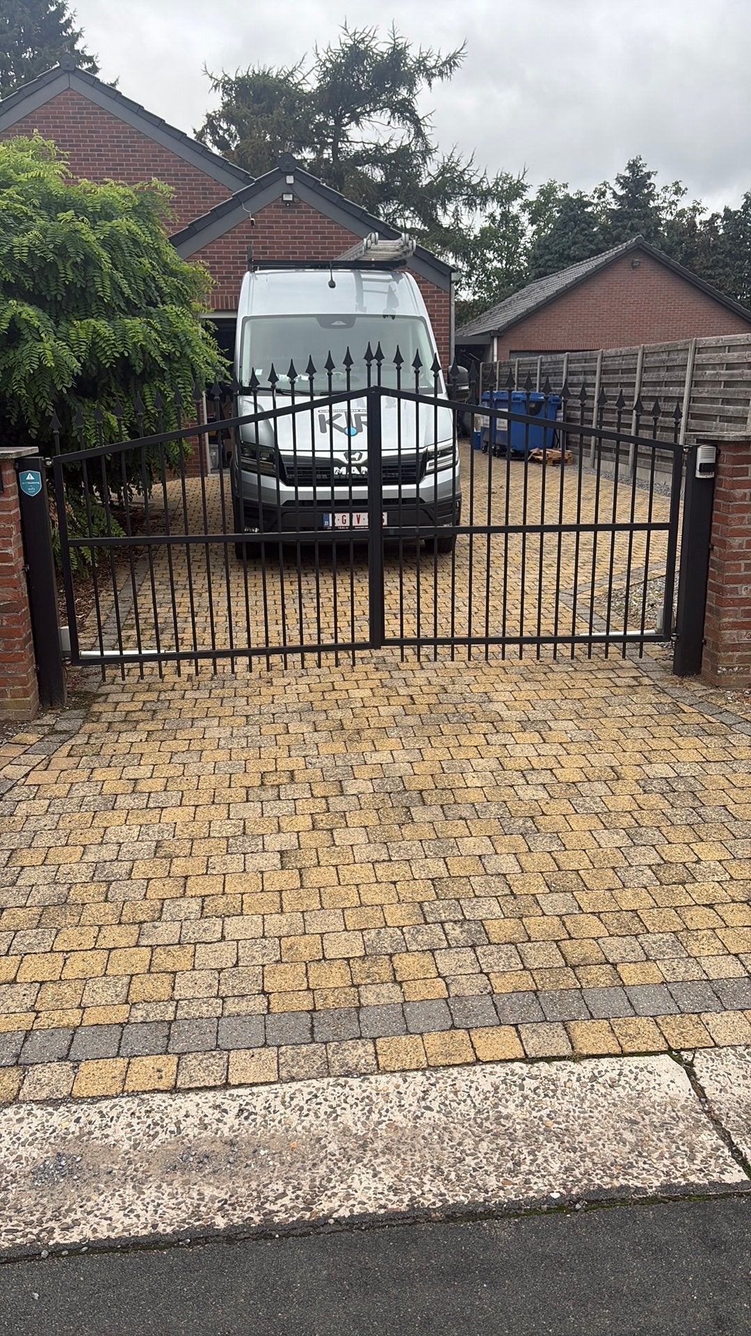 Poort en stuk hekwerk, Tuin en Terras, Ophalen, Gebruikt