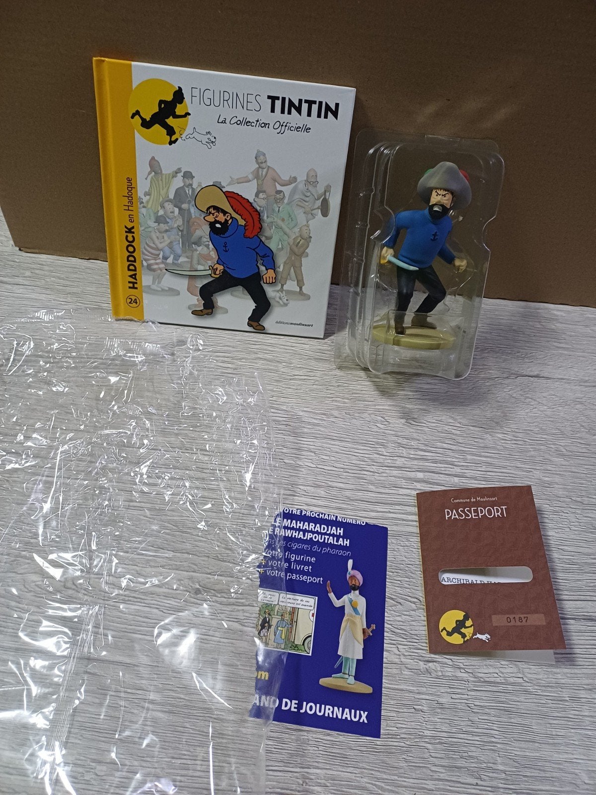Figurine Haddock en Hadoque 24 Tintin, Enlèvement ou Envoi, Tintin, Comme neuf, Statue ou Figurine