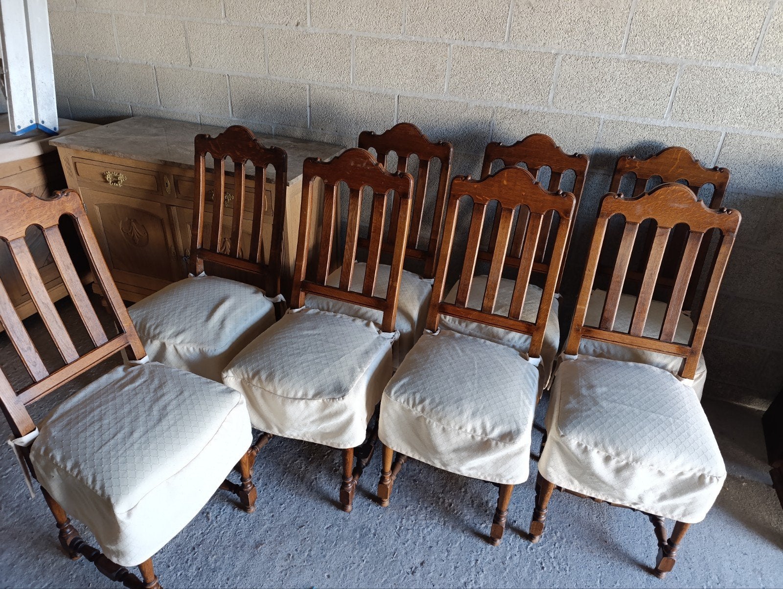chaise en chêne (de chez rigaux), Antiquités & Art, Antiquités | Meubles | Chaises & Canapés