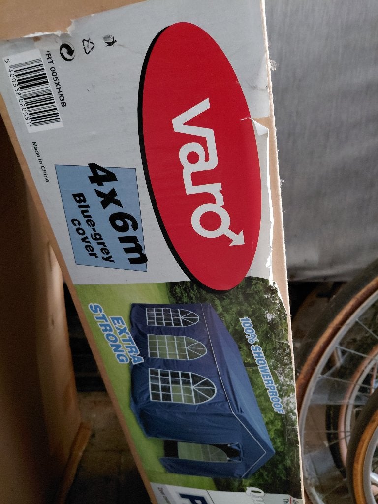 VARO 4x6 tuinpaviljoen, Tuin en Terras, Ophalen, Gebruikt, Opvouwbaar, Partytent