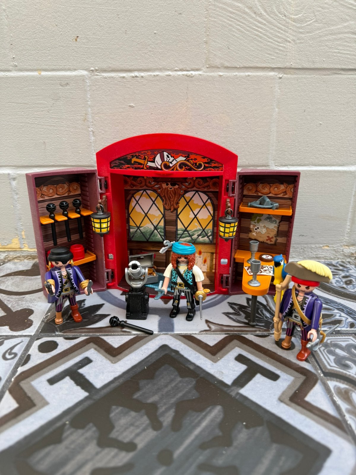Playmobil Pirates (5658) piratenkajuit opvouwbaar, Ophalen of Verzenden, Zo goed als nieuw, Pirates