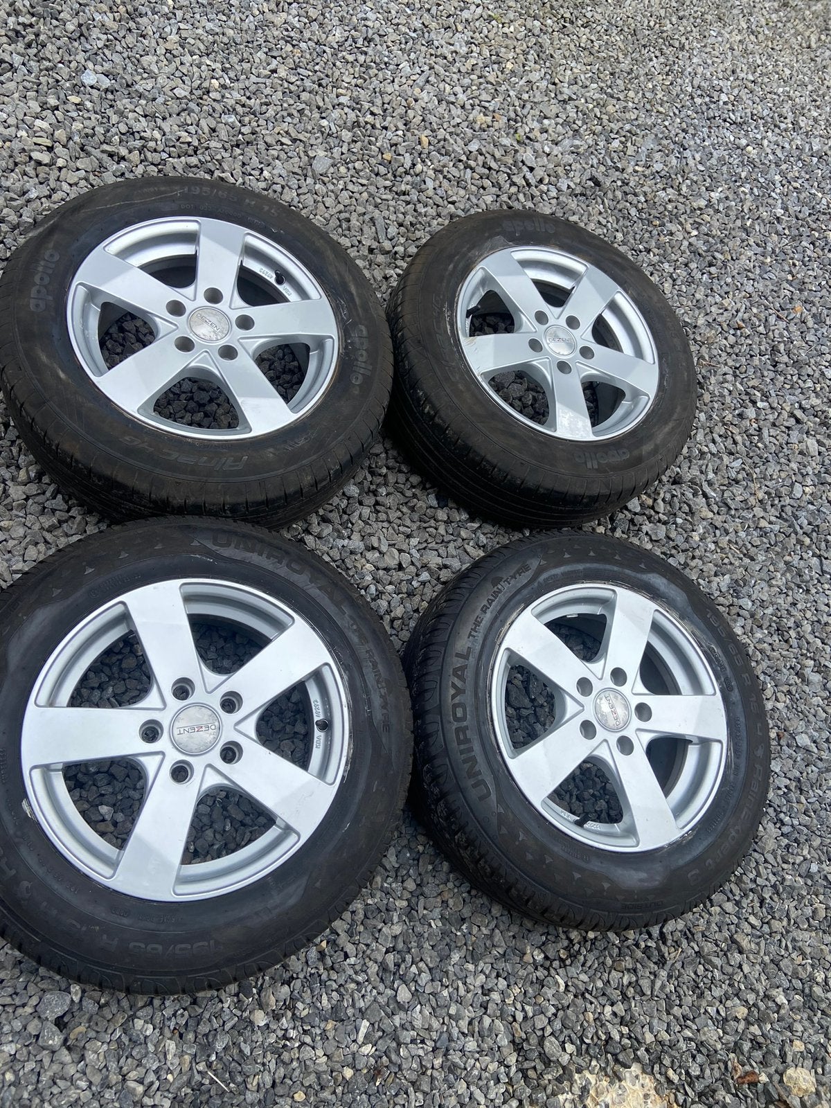 Jantes alu dezent 15' 5/112-vw seat skoda-, Ophalen, Gebruikt, 15 inch, Banden en Velgen