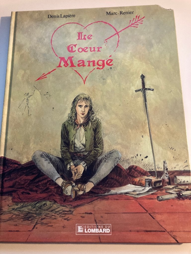 BD Le coeur mangé, Une BD, Enlèvement ou Envoi, Utilisé, Denis Lapière - Marc Renier