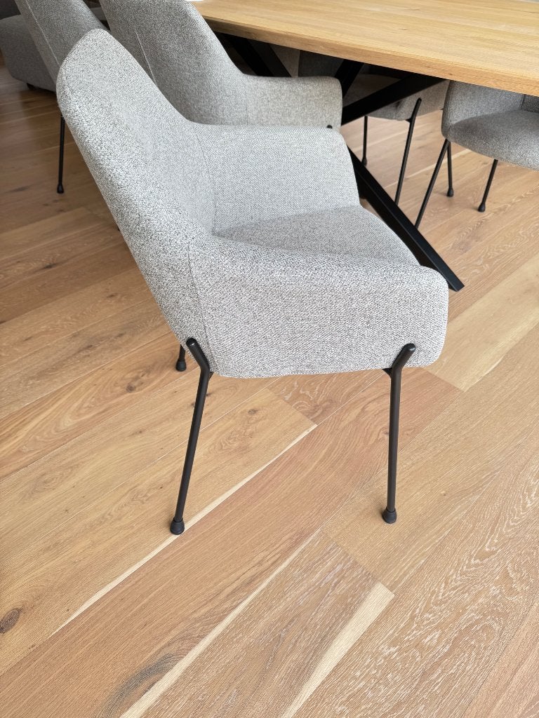 Stoelen, Gris, Enlèvement, Métal, Cinq, Six Chaises ou plus