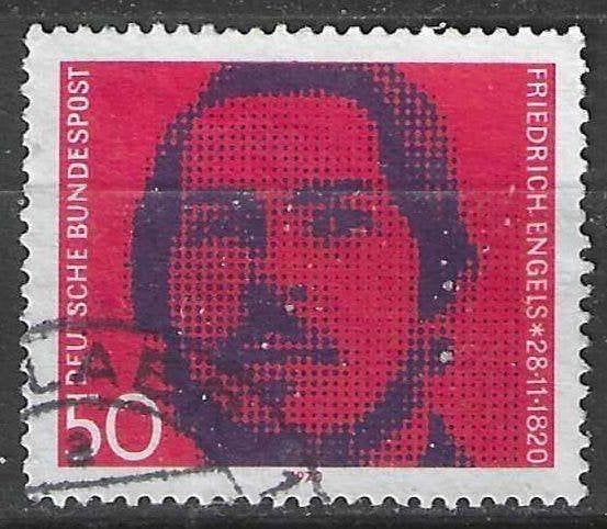 Allemagne Bundespost 1970 - Yvert 521 - Anglais (ST), Envoi, Affranchi